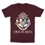 Bordó Harry Potter gyerek rövid ujjú póló - Hogwarts Alumni