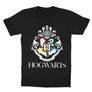 Fekete Harry Potter gyerek rövid ujjú póló - Hogwarts Alumni