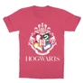 Pink Harry Potter gyerek rövid ujjú póló - Hogwarts Alumni