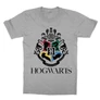 Sportszürke Harry Potter gyerek rövid ujjú póló - Hogwarts Alumni