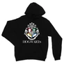 Fekete Harry Potter unisex kapucnis pulóver - Hogwarts Alumni