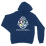 Királykék Harry Potter unisex kapucnis pulóver - Hogwarts Alumni
