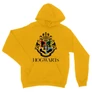 Sárga Harry Potter unisex kapucnis pulóver - Hogwarts Alumni
