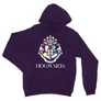 Sötétlila Harry Potter unisex kapucnis pulóver - Hogwarts Alumni