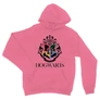 Világos rózsasín Harry Potter unisex kapucnis pulóver - Hogwarts Alumni
