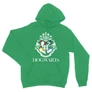 Zöld Harry Potter unisex kapucnis pulóver - Hogwarts Alumni