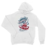 Fehér Harry Potter unisex kapucnis pulóver - Hogwarts Express