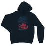 Sötétkék Harry Potter unisex kapucnis pulóver - Hogwarts Express