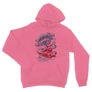 Világos rózsasín Harry Potter unisex kapucnis pulóver - Hogwarts Express