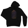 Fekete Harry Potter unisex kapucnis pulóver - Hogwarts School List 