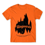 Kép 15/25 - Narancs Harry Potter férfi rövid ujjú póló - Hogwarts Silhouette