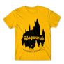 Kép 17/25 - Sárga Harry Potter férfi rövid ujjú póló - Hogwarts Silhouette