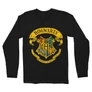 Fekete Harry Potter férfi hosszú ujjú póló - Hogwarts Color