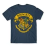 Denim Harry Potter férfi rövid ujjú póló - Hogwarts color