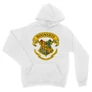 Fehér Harry Potter unisex kapucnis pulóver - Hogwarts Color 