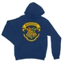 Királykék Harry Potter unisex kapucnis pulóver - Hogwarts Color 