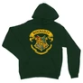Sötétzöld Harry Potter unisex kapucnis pulóver - Hogwarts Color 