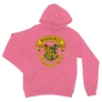 Világos rózsasín Harry Potter unisex kapucnis pulóver - Hogwarts Color 