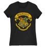 Fekete Harry Potter női rövid ujjú póló - Hogwarts color