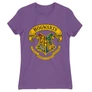 Világoslila Harry Potter női rövid ujjú póló - Hogwarts color
