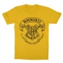 Sárga Harry Potter gyerek rövid ujjú póló - Hogwarts outline logo