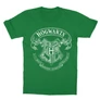 Zöld Harry Potter gyerek rövid ujjú póló - Hogwarts outline logo