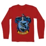 Piros Harry Potter férfi hosszú ujjú póló - Hollóhát Logo