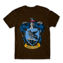 Kép 5/25 - Barna Harry Potter férfi rövid ujjú póló - Hollóhát Logo