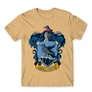 Homok Harry Potter férfi rövid ujjú póló - Hollóhát Logo