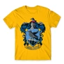 Sárga Harry Potter férfi rövid ujjú póló - Hollóhát Logo