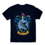 Kép 17/25 - Sötétkék Harry Potter férfi rövid ujjú póló - Hollóhát Logo
