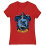 Piros Harry Potter női rövid ujjú póló - Hollóhát Logo