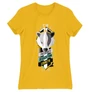 Sárga Harry Potter női rövid ujjú póló - Hufflepuff values