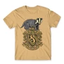 Homok Harry Potter férfi rövid ujjú póló - Hufflepuff