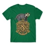 Zöld Harry Potter férfi rövid ujjú póló - Hufflepuff