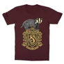 Bordó Harry Potter gyerek rövid ujjú póló - Hufflepuff