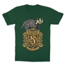 Sötétzöld Harry Potter gyerek rövid ujjú póló - Hufflepuff