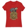Piros Harry Potter női rövid ujjú póló - Hufflepuff