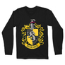 Kép 4/6 - Fekete Harry Potter férfi hosszú ujjú póló - Hugrabug Logo