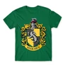 Zöld Harry Potter férfi rövid ujjú póló - Hugrabug Logo