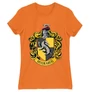 Narancs Harry Potter női rövid ujjú póló - Hugrabug Logo