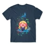 Denim Harry Potter férfi rövid ujjú póló - Luna Lovegood Watercolor
