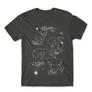 Sötétszürke Harry Potter férfi rövid ujjú póló - Marauders constellation
