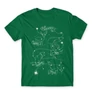 Zöld Harry Potter férfi rövid ujjú póló - Marauders constellation