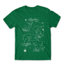 Kép 14/14 - Zöld Harry Potter férfi rövid ujjú póló - Marauders constellation