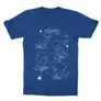 Kép 1/8 - Királykék Harry Potter gyerek rövid ujjú póló - Marauders constellation