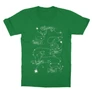 Zöld Harry Potter gyerek rövid ujjú póló - Marauders constellation