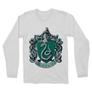 Kép 3/6 - Fehér Harry Potter férfi hosszú ujjú póló - Mardekar Logo