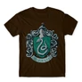 Barna Harry Potter férfi rövid ujjú póló - Mardekar Logo