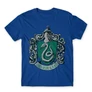 Királykék Harry Potter férfi rövid ujjú póló - Mardekar Logo
